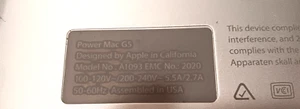 Apple Power Mac G5 A1093 2004 PowerPC G5 Unknown Working Condition - Picture 1 of 10