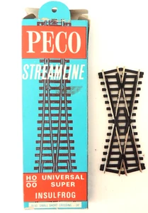 PECO STREAMLINE HO/OO UNIVERSALE SUPER INSULFROG SL-93 PICCOLO INCROCIO CORTO 24° - Foto 1 di 1