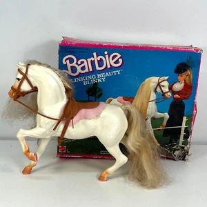Barbie Blinking Beauty Horse Cheval Blinky 1987 Mattel 5087 original vintage - Imagen 1 de 13