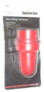 Superior Tool 18012 Pipe Tube Wire Brush 2 for 1 Cleans 1/2" Tubing ID & OD - Picture 1 of 3