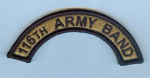 116th ARMY BAND  (ARNG) - MULTICAM SUBDUED .... MINT - VARIATION A - Picture 1 of 1