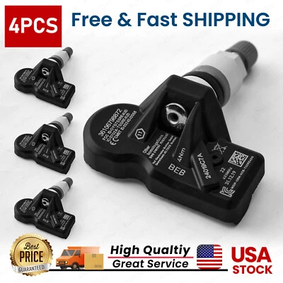 4PCS TPMS Tire Pressure Sensor 36106798872 For BMW 5 6 7 series X3 X1 MINI - Image 1 of 4