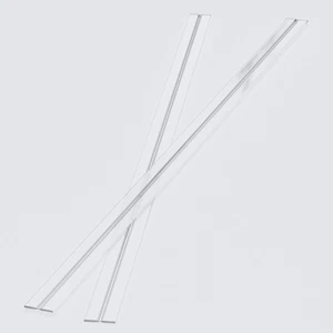(2x) 1150mm low profile flex hinges, flexible living hinges, - Imagen 1 de 9