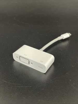 Apple  8-Pin to VGA Adapter - White (A1439) - Image 1 of 4