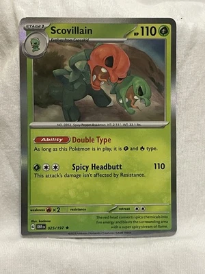 Scovillain Rare SV03: Obsidian Flames 025/197 NM - Image 1 of 2
