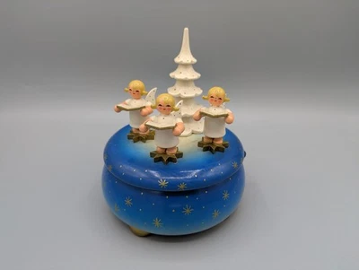 Erzgebirge Spieldose  von Ulbricht- Stille Nacht - Bild 1 von 4