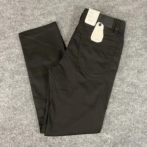 Prana Bridger Mens 33x32 Slim Straight Fit Black Leg Organic Cotton Jeans New - Picture 1 of 12