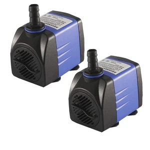2-Pack Small Fountain Pump, 160 GPH Submersible Water Pump for Aquarium Fish ... - Picture 1 of 5