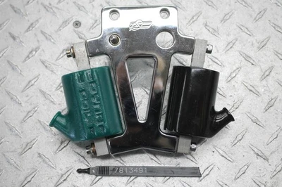 Harley-Davidson Sportster 1000 XLCH 1973 juego de bobinas de encendido con soporte cromado Foto 1 de 4