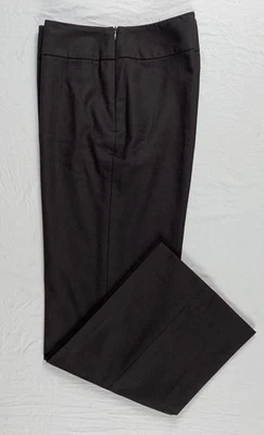 AKRIS Italy Side Zip Flare Leg Lightweight Wool Flannel Pants, Trousers. 8, EUC! - Image 1 of 4