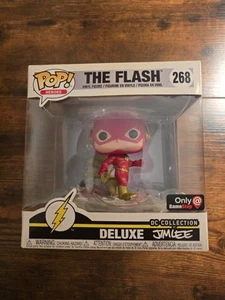 Funko Pop The Flash #268 Deluxe By Jim Lee GameStop Exclusive NEW - Picture 1 of 4