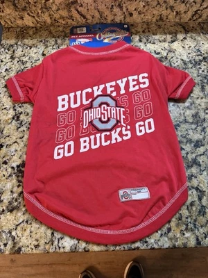 Camiseta Collegiate Ohio State Buckeyes Gráfica Perro Talla Grande Mascota Roja Multi Foto 1 de 2