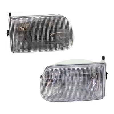 Par de faros transparentes halógenos para Mazda B2300/B3000/B4000 1994 95 96 1997 | Lente halógena Foto 1 de 4