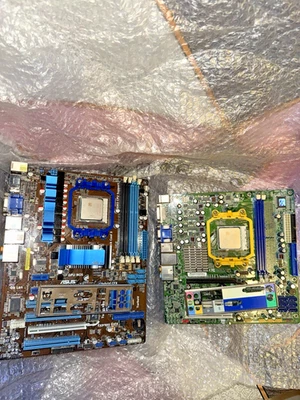  lotto asus M4A785TD-V EVO ddr3 + cpu - scheda madre acer aspire m1201 ddr2+cpu  - Immagine 1 di 4