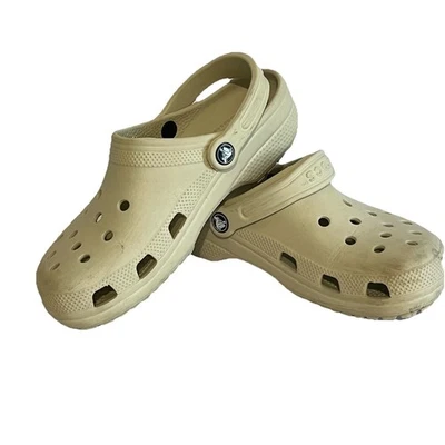 Crocs unissex creme usado masculino 6 feminino’s 8 - Imagem 1 de 4