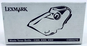 Genuine Lexmark Waste Toner Bottle C500X27G for C500, X500, X502 - Picture 1 of 3