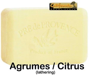 Pre de Provence AGRUMES CITRUS French Soap 150 Gram Bath Shower Bar Shea Butter - Picture 1 of 1