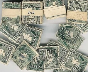 IRELAND 1922 MAP 2d...VINTAGE KILOWARE...500 stamps - Picture 1 of 1