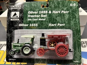 ERTL Oliver 1655 & Hart Parr 60 Tractor Set 1/64 AGCO -NIP 2002 Release - Picture 1 of 2