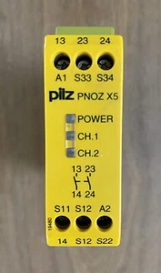 PILZ PNOZ X5 2S RELÉ DE SEGURIDAD, 12VDC - Imagen 1 de 5