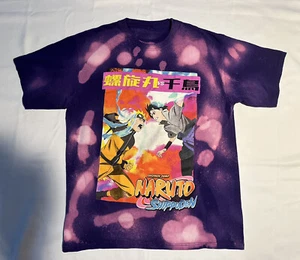 naruto shippuden tie dye t shirt Small Pink/Purple/White anime Shonen Jump - Picture 1 of 4
