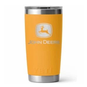 LP84484 John Deere Licensed 20 oz YETI Rambler Tumbler Exclusive LE Yellow - Picture 1 of 1