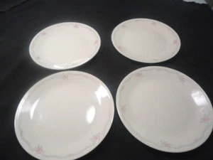 4 vintage corning ware corelle english rose dinner plates - Picture 1 of 5