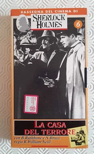 CS18> FILM VHS SHERLOCK HOLMES LA CASA DEL TERRORE - Picture 1 of 1