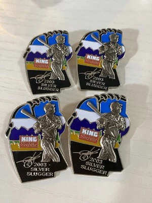2003 Colorado Rockies Todd Helton Silver Slugger Pins- King Soopers- No Backs - Image 1 of 4