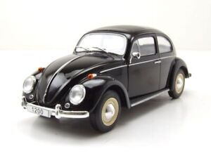 VW Coccinelle 1960 Noir Maquette de Voiture 1:24 Whitebox