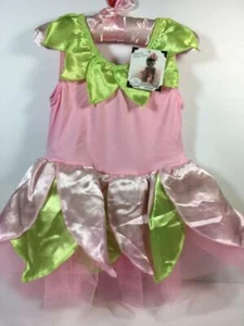 New Princess Expressions Satin & Crinoline Tinkerbell FAIRY Dress, Sz 12-24M - Picture 1 of 5