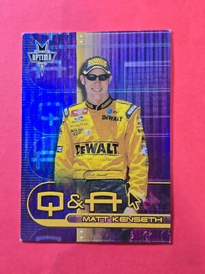 2002 Press Pass Optima Q and A #QA4 Matt Kenseth, cd1 - Image 1 of 3