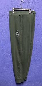ORIGINAL PENGUIN FLEECE LOGO PANTS MENS SIZE 3XL ORGANIC COTTON OBBF20140P - Picture 1 of 4