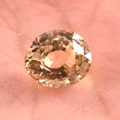 5,15 KT NATÜRLICHER UNBEHEIZTER GELBER TURMALIN OVALSCHLIFF LOSER EDELSTEIN - Bild 1 von 4