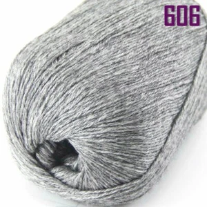 Sale 1BallsX50g Super Soft Warm Cashmere Wool Hand Scarves Crochet Knit Yarn 06 - Picture 1 of 6