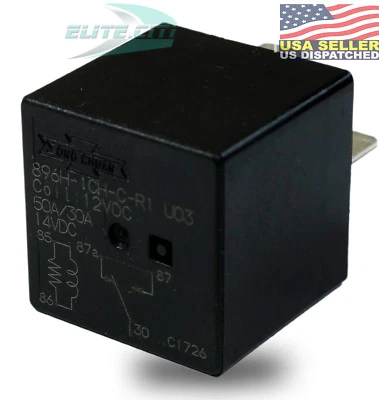 Song Chuan 896H-1CH-C-R1-U03-12VDC Automotive relay, SPDT, Sealed 30/50A, 50A - Image 1 of 4