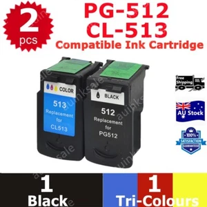 2x PG512 CL513 Remanufactured Ink Cartridge For Canon iP2700 MP230 MP280 MX340 - Picture 1 of 1