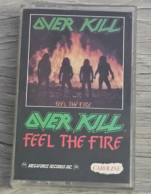 Overkill - Feel The Fire Cassette 1987 Megaforce Records Thrash Metal - Image 1 of 3