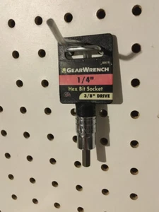 LLAVE DE ENGRANAJES 3/8" Accionamiento Hex Bit SAE Socket 1/4" - 80419 - Imagen 1 de 3