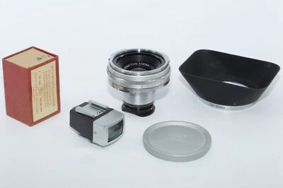 Lente gran angular CONTAREX Zeiss Biogon 21 mm f4,5. Buscador 21mm. Capucha. Recen CLA'd Foto 1 de 4