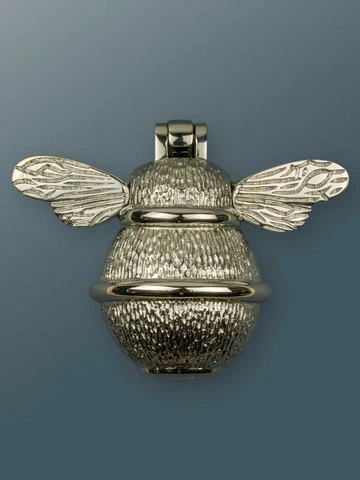 Classical Solid Gold Chrome Finish Queen Bumble Bee Door Knocker Country Style Cover