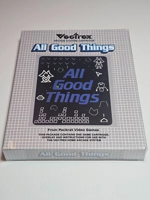 Vectrex All Good Things Complete Boxed Game by Packrat Video Games - Image 1 of 4