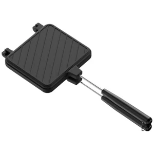 Flip Grill Pan Double Sided Nonstick Square for Breakfast Pancakes Toast Omelets - Zdjęcie 1 z 12