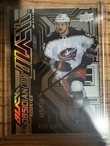 2022-23 SPx UD Black Obsidian Rookies Trey Fix-Wolansky 486/499 