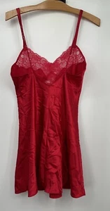 Victoria’s Secret rotes rückenfreies Schlupfkleid | Gr. M lebendig - Bild 1 von 8