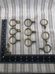LOT 10! Vintage NOS Brass Loop & Ring Horse Harness Leather Belt Part 1-1/2” - Picture 1 of 3