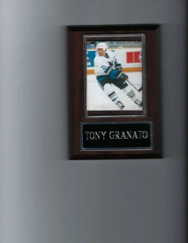 TONY GRANATO PLAQUE SAN JOSE SHARKS HOCKEY NHL Cover