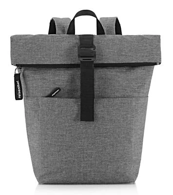 reisenthel Rolltop Backpack Rucksack Tagesrucksack Rucksack Twist Silver grau - Bild 1 von 3