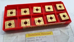 10 Sandvik carbide SNMG 15 06 12-15 415 ( SNMG150612 150612 543 medium-finish ) - Picture 1 of 2