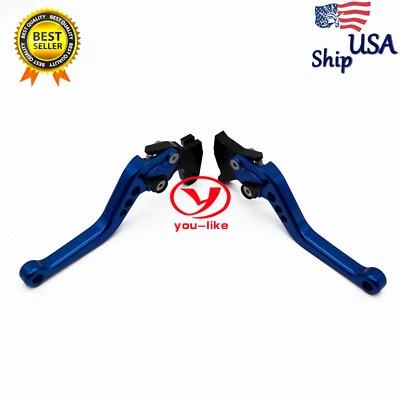 CNC Clutch Brake Lever Hand For Honda CB919 2002-2007 CBR900RR 93-99 Blue Shorty - Image 1 of 4